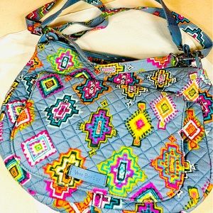 Vera Bradley Southwestern Shoulder Bag with short and long adjustable straps